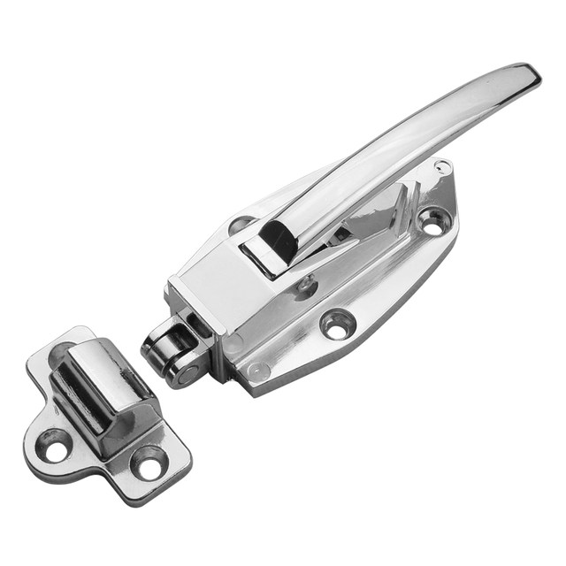 Iesco Stainless Steel Freezer Handle Oven Hinge Door Lock Cold Storage Door Handle Lock Oven Handle Latch Lock 6inch