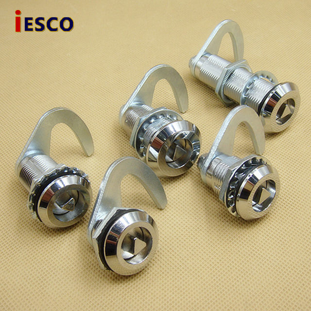Iesco Electrical Box Lock Distribution Box Lock Triangle Key Tongue Lock Switch Cabinet Door Lock Hook Lock Piece Industrial Lock Core