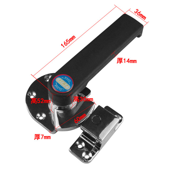 Iesco Oven Handle Lock, Cold Storage Door Hinge, Oven Handle Lock, Flat Door Lock Hinge, Steam Cabinet Handle