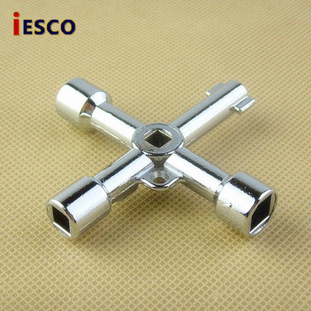 Multifunctional Electronic Control Cabinet Triangle Key Faucet Key Electrical Box Key Industrial Lock Triangle Key