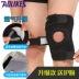 Đệm đầu gối thể thao thoáng khí mùa xuân chạy xe đạp bóng rổ đầu gối đệm cầu lông phụ nữ ngoài trời cộng với phân bón để tăng thể thao bảo vệ
