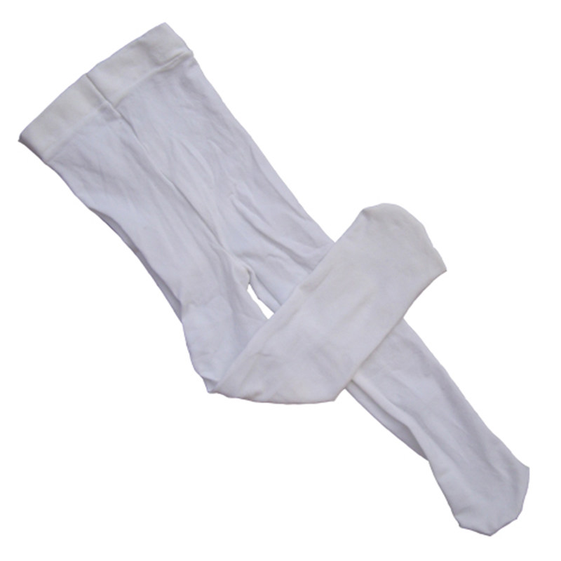 Children Dance Sox Goose Down Inner Lap Pants Girl Cotton Socks White Baby Kid Girl Pants Socks