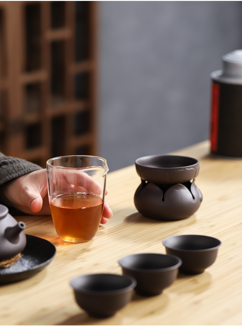 Archaize purple violet arenaceous mud) filter kung fu tea tea set points in hot tea filter a good filter tea accessories