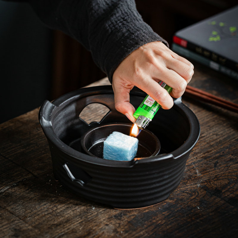 Japanese charcoal'm heating base can be alcohol heating temperature can be heated by'm burning charcoal kung fu tea tea accessories teapot tea
