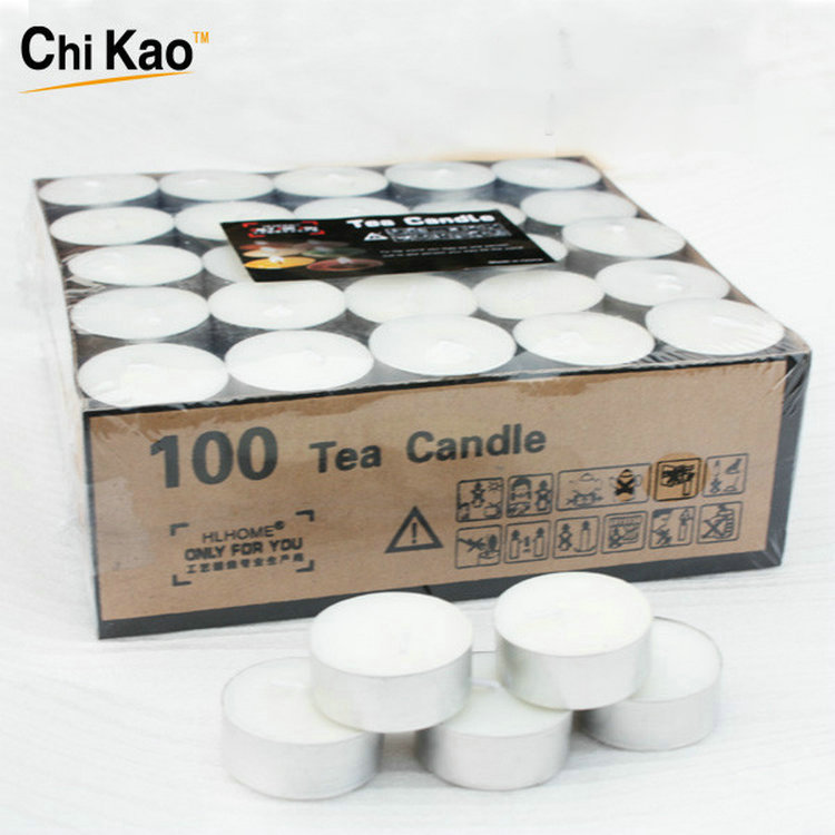 Chigao tea bottom seat tea wax heating and cooking tea candle insulation continuously burning for 100 a box