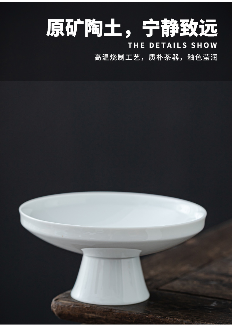 Chinese style restoring ancient ways of fruit Japanese - style confectionery snack tray ceramic tea set high tea table