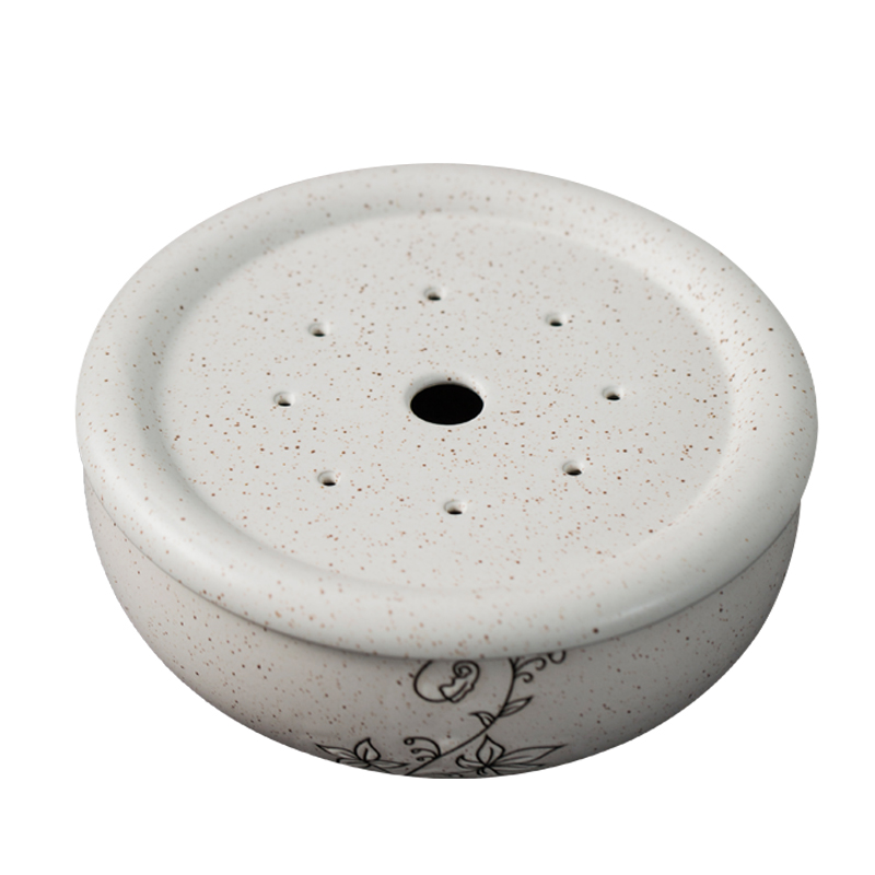 Japanese coarse pottery tea tray was large pot bearing ceramic checking round small dry mercifully tea kungfu tea set storage tray