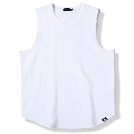 
KERWATS brand large-size sleeveless T-shirt men's vest white vest base shirt running fitness