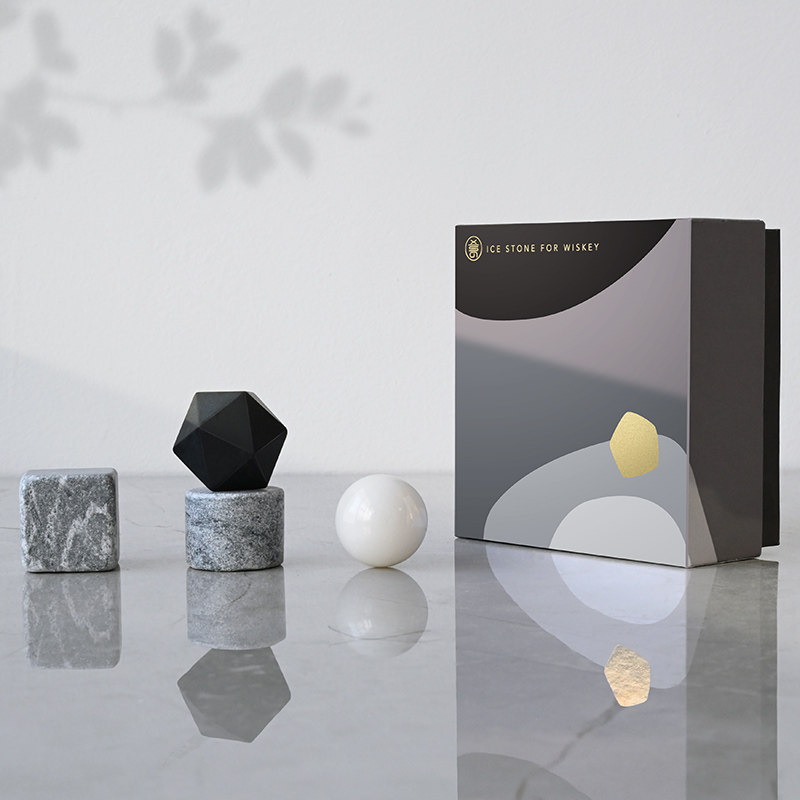 Happy Collar Stainless Steel Ice Cubes Frozen Ice Wine Drink Whisky Wine Bar Native Stone Ice Grain Creative New