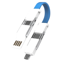 Blue [Apple+Android+Type-C] Six-In-One 3a