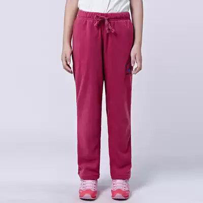 Clearance Yate children's clothing outdoor autumn and winter sweatpants warm and windproof fleece fleece pants children's men and women thickened trousers