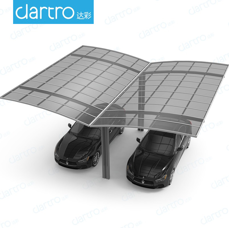 Aluminum alloy carriage outdoor parking endurance plate customized villa waterproof insulation glass sunhouse garage viewery