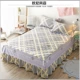 Bông bedspread bông giường váy mảnh duy nhất của bông và nệm bông bìa 1.5m1.8 Mega dày Hàn Quốc phiên bản của các tấm chống trượt - Váy Petti váy giường khách sạn