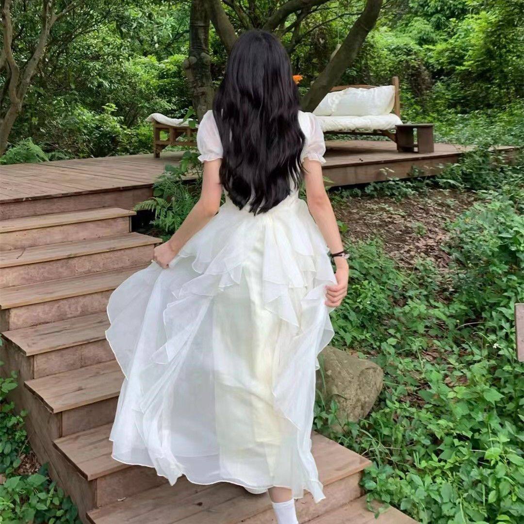 生日小礼裙 法式甜美高级感收腰连衣裙 Birthday Mini Dress – French Sweet Style, Elegant Cinched-Waist Design main image 1