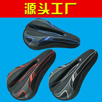 Bike Cushion Cover Bike Thickened Silicone Seat Cushion Cover Road Car Sponge Soft Comfort Seat Bike Accessories