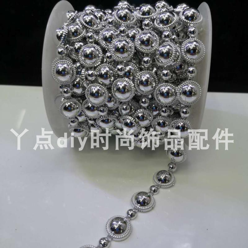 Guiding Miao flower clothes hand-sewn small silver hat Miao clothing decorative jewelry accessories hand-embroidered ethnic clothing embellishments