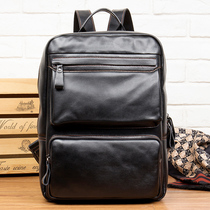 McCain for Business Leisure Leather Shoulder Backpack Outdoor Capacity Head Buffalo Backpack Travel Fashion Computer Pack