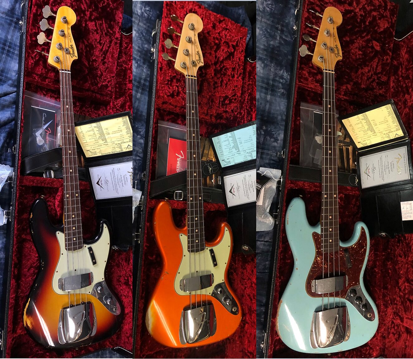 Flender Custom Shop CS 1964 jazz Bass 64 electric bass Besfunda