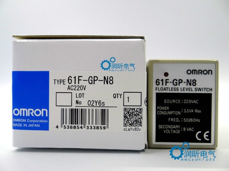 Authentic OMRON Japan Original Installed Liquid Level Sensor 61F-GP-N8 AC220 original brand new