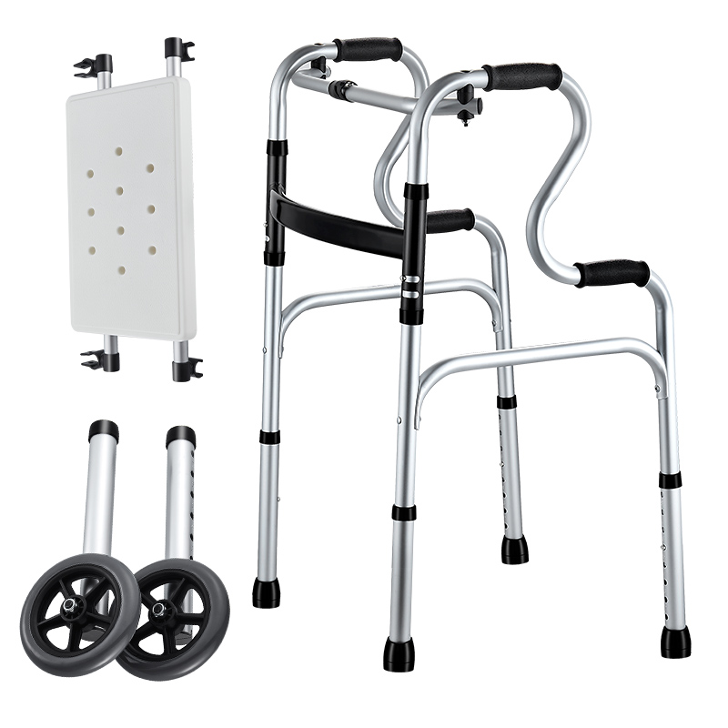 Yad walker Walking Aluminum Alloy for people with mental and physical disabilities Four-leged Walking Aids Walking Aids Elderly Walker