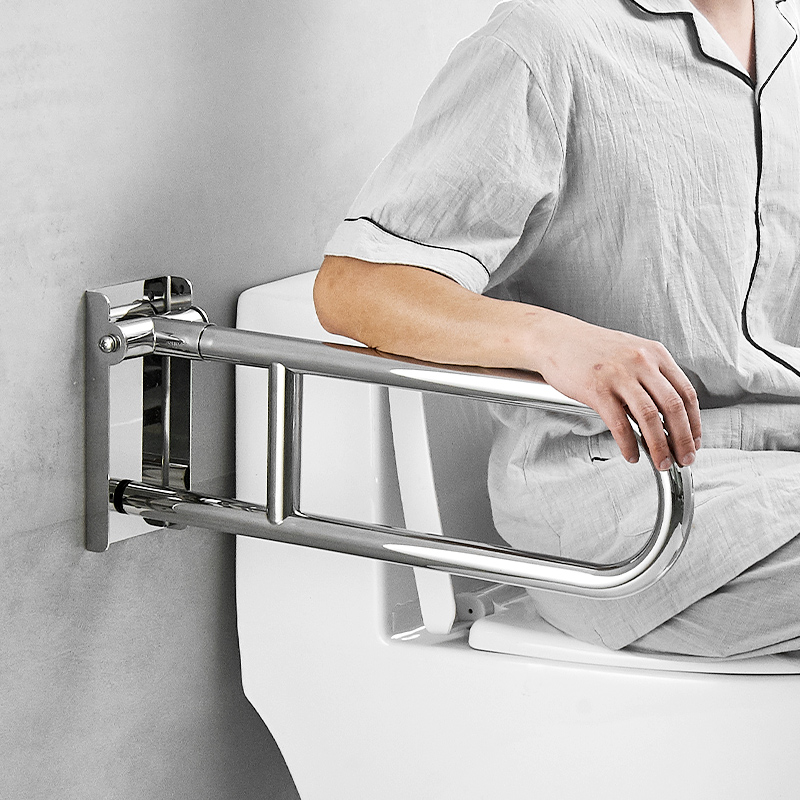Toilet safety handrail for the elderly non-slip powder room Barrier-free disabled railing toilet toilet booster frame