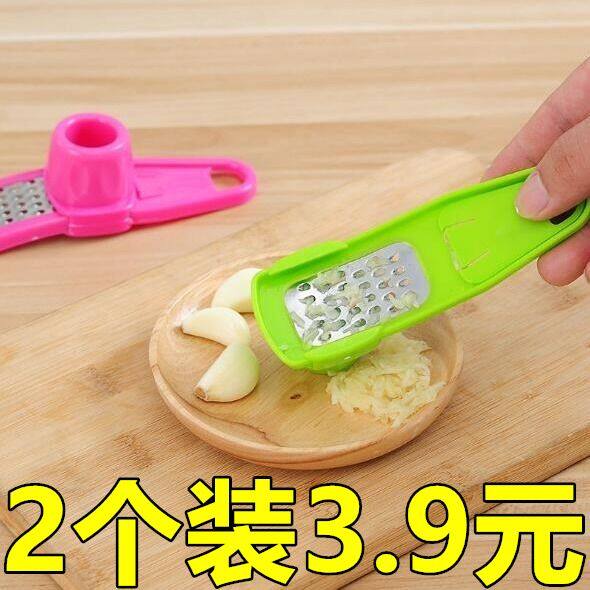 Garlic-cutting machine pressed mashed garlic mashed garlic with manual press slapping garlic Manual grinding Multi-functional cutting and peeling garlic Fast