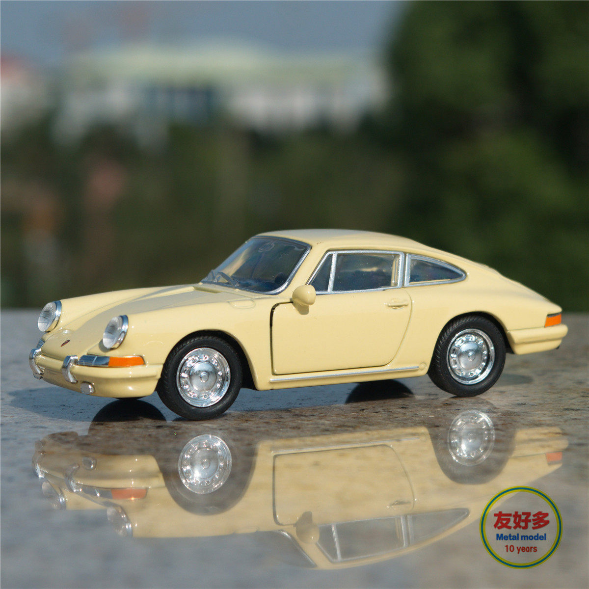 Модель машины 1964年保时捷911复古经典跑车959老爷车合金汽车模型金属铁车收藏 OTHER