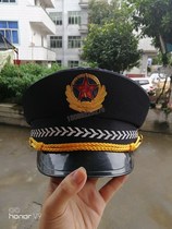 Male and female police hat traffic police cap Navy Grand caps National Flag Team Adult Police Officer hat Childrens performance props