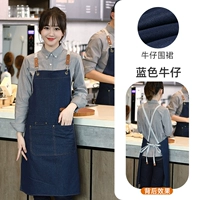 Джинсовый синий фартук