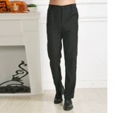 Штаны для отдыха, черная униформа медсестры, свободный прямой крой, в корейском стиле, 300 грамм