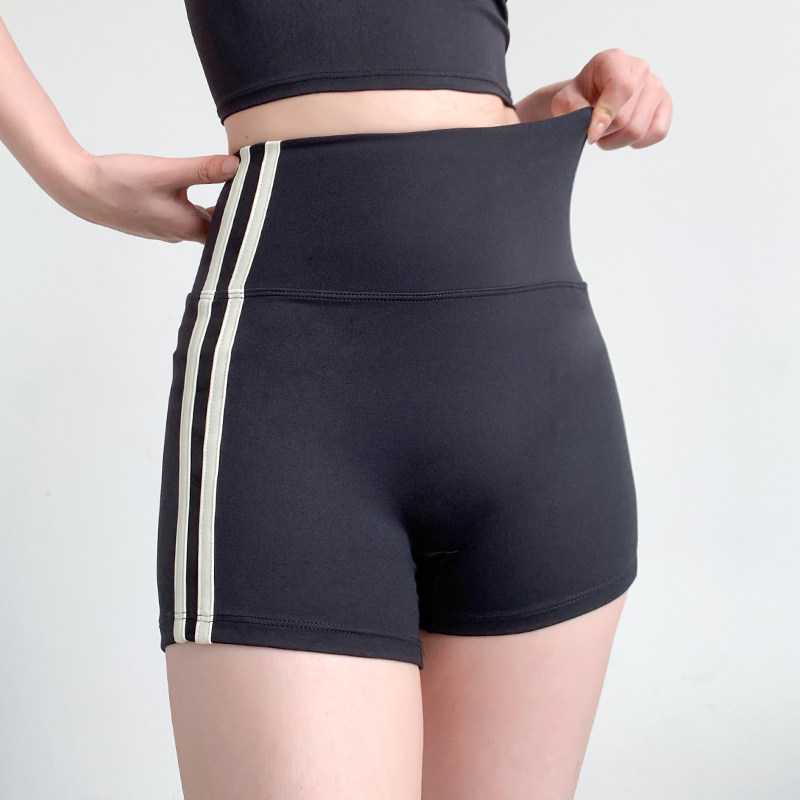 Yoga Shorts Woman Tight Body Short Section High Waist Elastic Honey Peach Hip Summer 30% Fitness Pants Running Speed Dry Sports Pants-Taobao