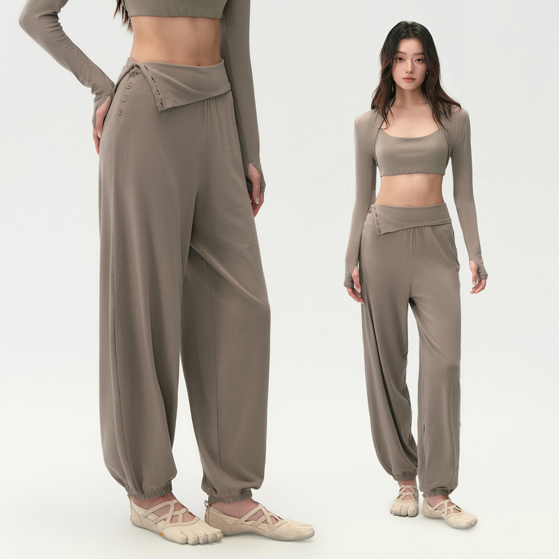 Weightlifting Fairy High-Waisted Yoga Pants for Women, Loose Pilates Leggings, Outdoor Running Fitness Training Sports Pants