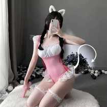 Japanese style high fork water dead library clothing swimsuit ladies pure desire style jumpsuit sexy slim cover belly small sweet