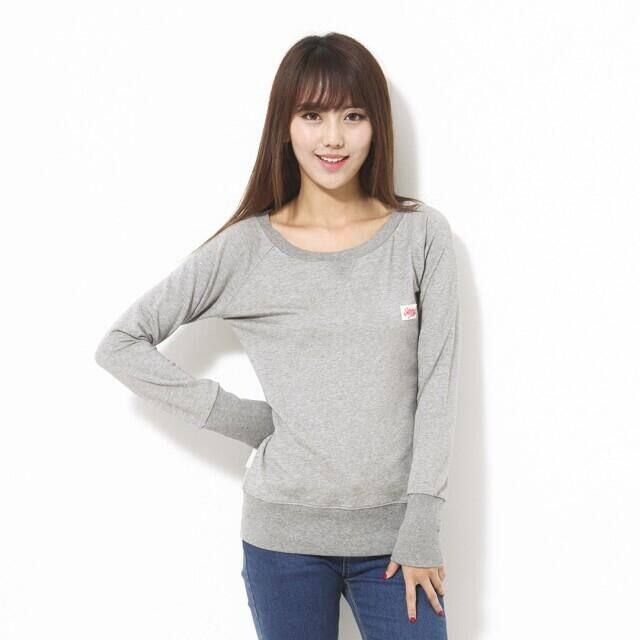Out of print spot same day delivery LOTTO Lotto women's basic pullover casual top EWDG014-1