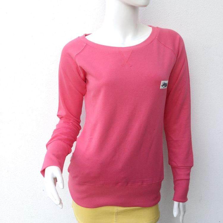 Out of print spot same-day delivery LOTTO Lotto women's basic pullover casual top EWDG014-3