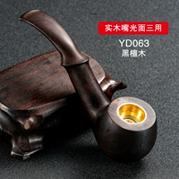 Сандаловая твердая древесина, сплошная дровяная медная горшка с тремя -модель