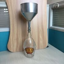 Multifunctional stainless steel with fine filter net liquor slag medicine slag colander refueling funnel household