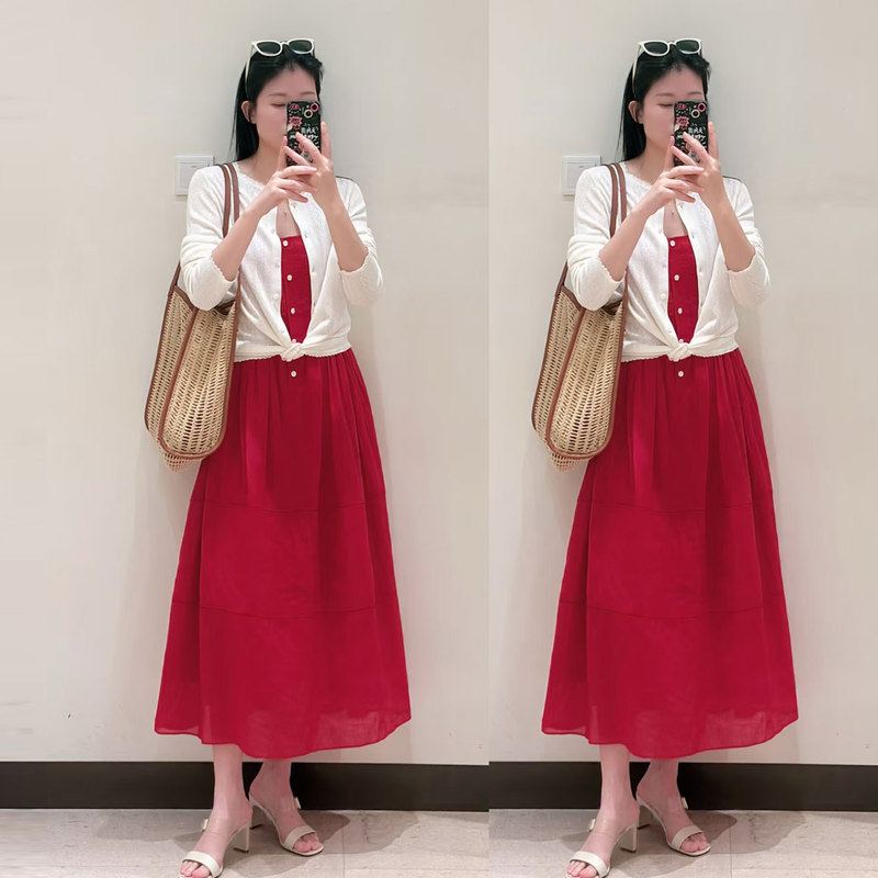 The Zodiac Year Is Booming, the New Summer 26 Model Runfanda Women's High-Quality Ramie Fabric Mid-Length Dress The Zodiac Year Is Booming, the New Summer 26 Model Runfanda Women's High-Quality Ramie Fabric Mid-Length Dress