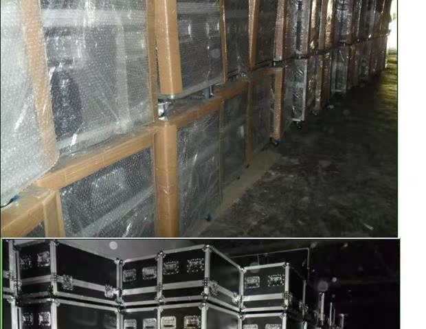 đèn nháy 1 trang bị 468 par air air box giai đoạn không thấm nước par light air box di động hiệu suất thiết bị sân khấu chiếu sáng bao bì hộp đèn nháy led pháo hoa