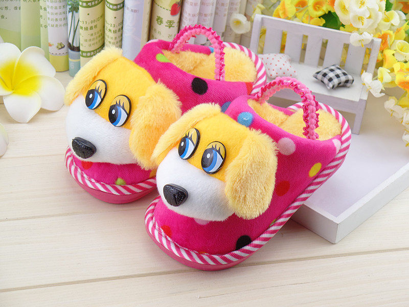 Pantoufles enfants en suède pour hiver - semelle autre - Ref 1015460 Image 43