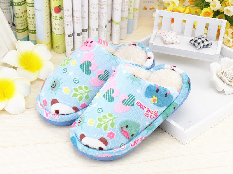 Pantoufles enfants en suède pour hiver - semelle autre - Ref 1015460 Image 56