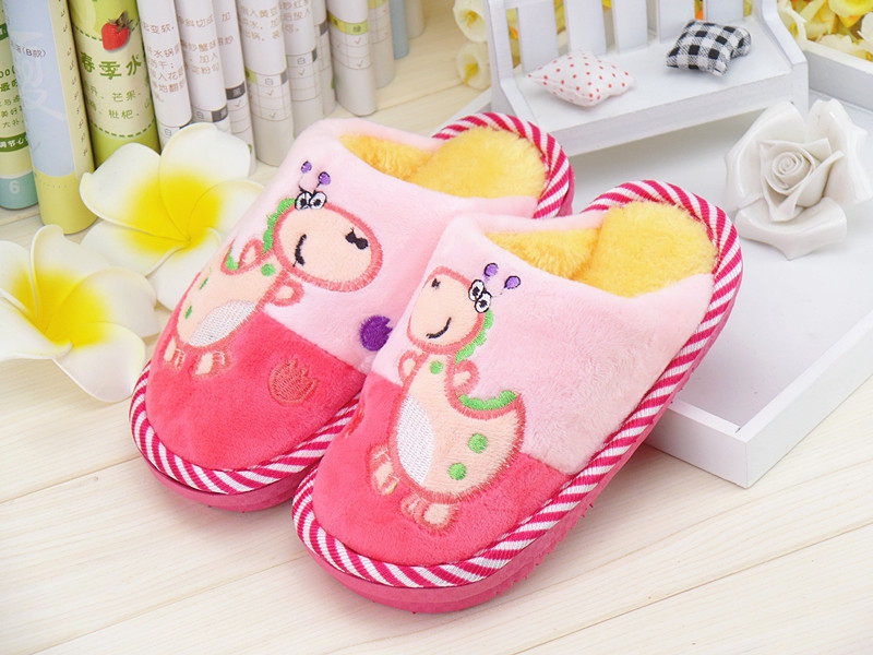 Pantoufles enfants en suède pour hiver - semelle autre - Ref 1015460 Image 50