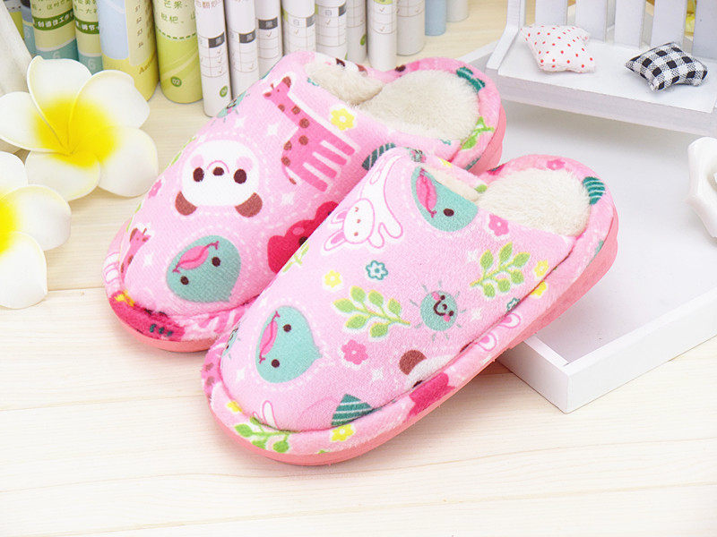 Pantoufles enfants en suède pour hiver - semelle autre - Ref 1015460 Image 55