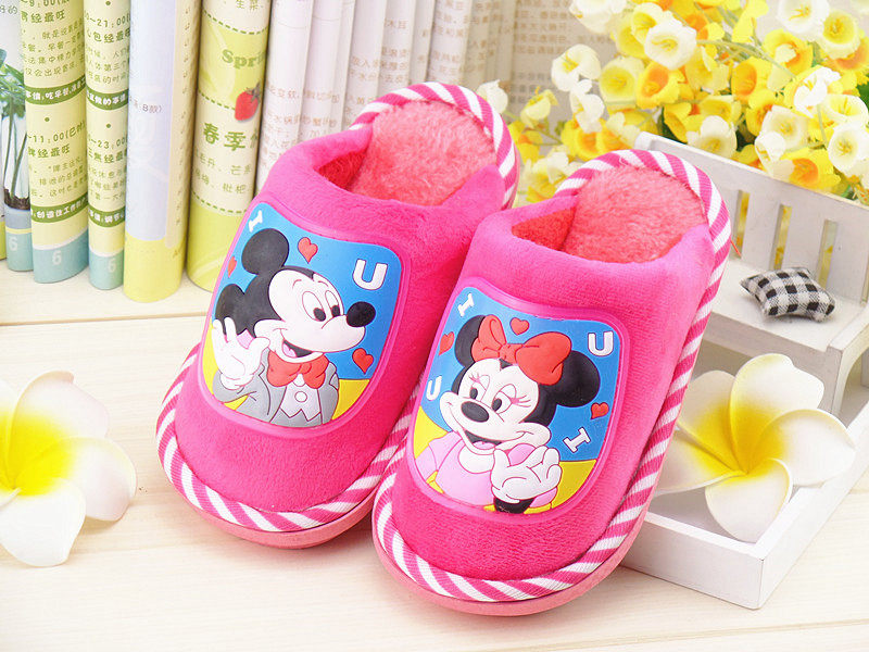 Pantoufles enfants en suède pour hiver - semelle autre - Ref 1015460 Image 52