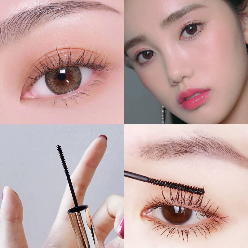 Mascara mịn, đầu cọ nhỏ, mi trên và mi dưới đều, không bị cụt, dài mi, không thấm nước, không trôi, tự nhiên nữ - Kem Mascara / Revitalash