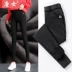 Quần legging mới 2019 nữ mặc phiên bản Hàn Quốc của ruy băng đen đã mỏng 9 điểm chân quần mùa thu quần mỏng phần - Khởi động cắt Khởi động cắt