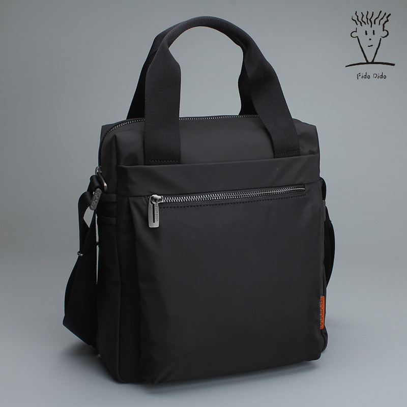 FIDO DIDO men's hand single shoulder bag briefcase oxford bungart men's bag minimalist business casual Inron