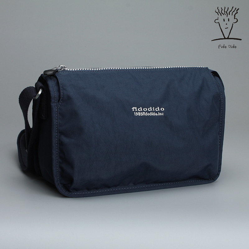 FIDODIDO Fidu Didu new men's and women's bag small shoulder bag messenger bag Oxford spinning simple and versatile European and American cloth