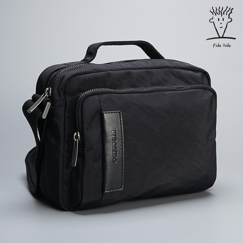 Retro minimalist FIDODIDO Fidudy all single shoulder bag Male nylon oxford BYoko Casual Twill Bag Men Bag