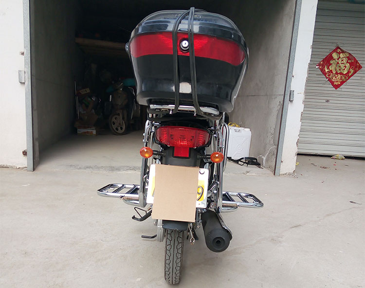 Hj110 kệ phía sau rollover đạp UD110 cong chùm xe máy đuôi phía sau sửa đổi phụ kiện bán hot folding pedal Khung bảo vệ xe máy